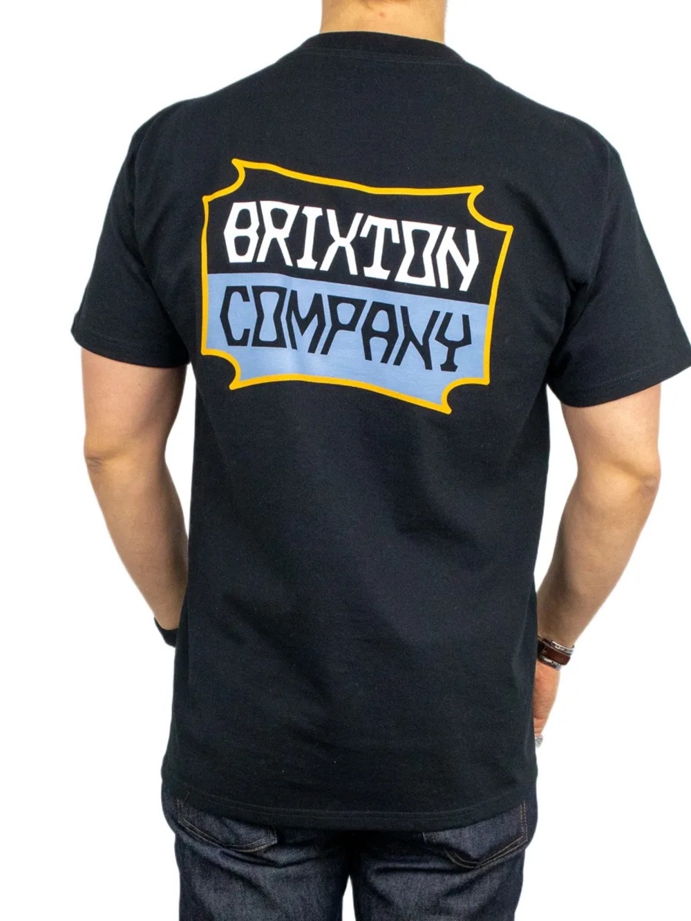 NWOT Brixton Company Short Sleeve Cotton T-Shirt Black Size XL